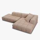 Ecksofa BUBBLE in Stoff Loop safari