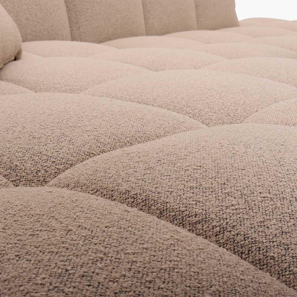 Ecksofa BUBBLE in Stoff Loop safari