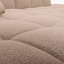 Ecksofa BUBBLE in Stoff Loop safari