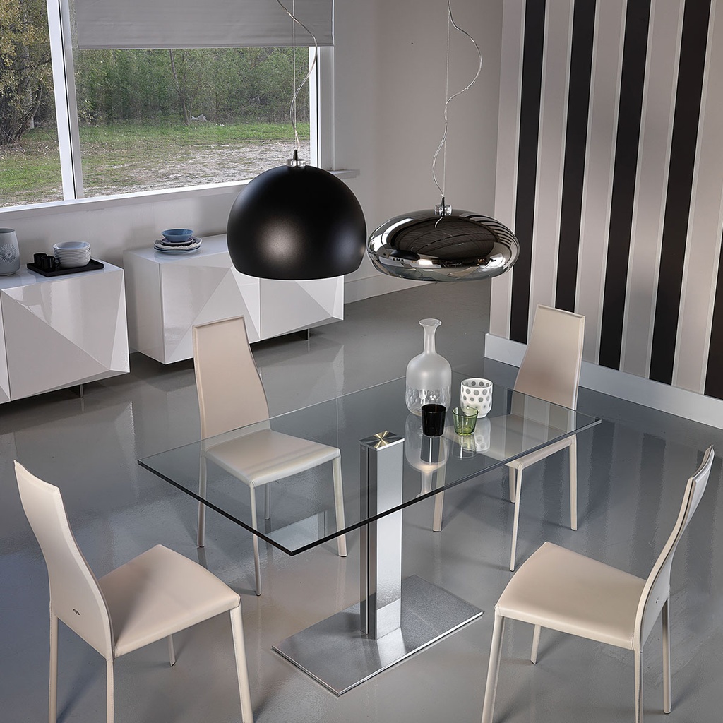Cattelan Italia Esstisch ELVIS aus Glas