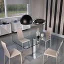 Cattelan Italia Esstisch ELVIS aus Glas