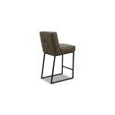 Het Anker Lara 2x Barhocker in Leder Africa olive
