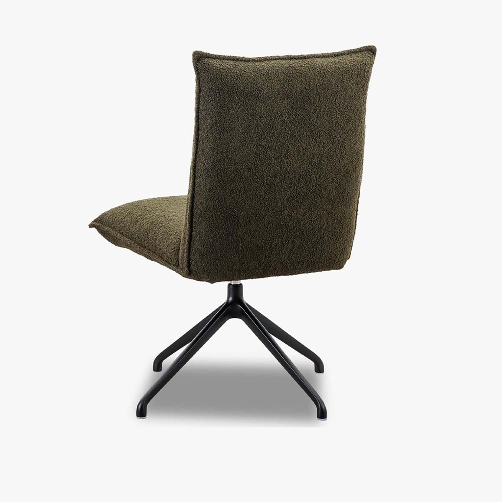Het Anker MAGGIE Stuhl 6er Set in Stoff Tedyy moos und darkgreen
