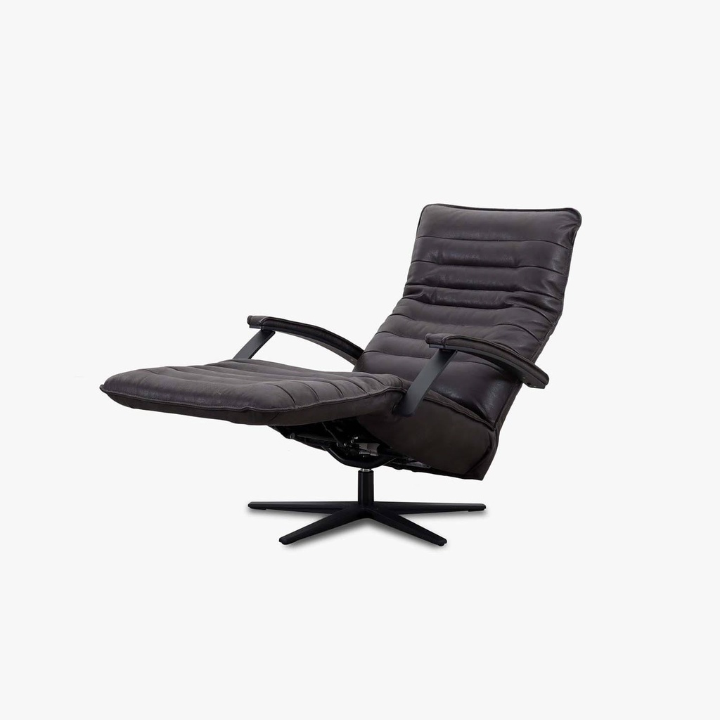 Het Anker Relax Sessel Mexico in Leder Africa espresso