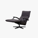 Het Anker Relax Sessel Mexico in Leder Africa espresso