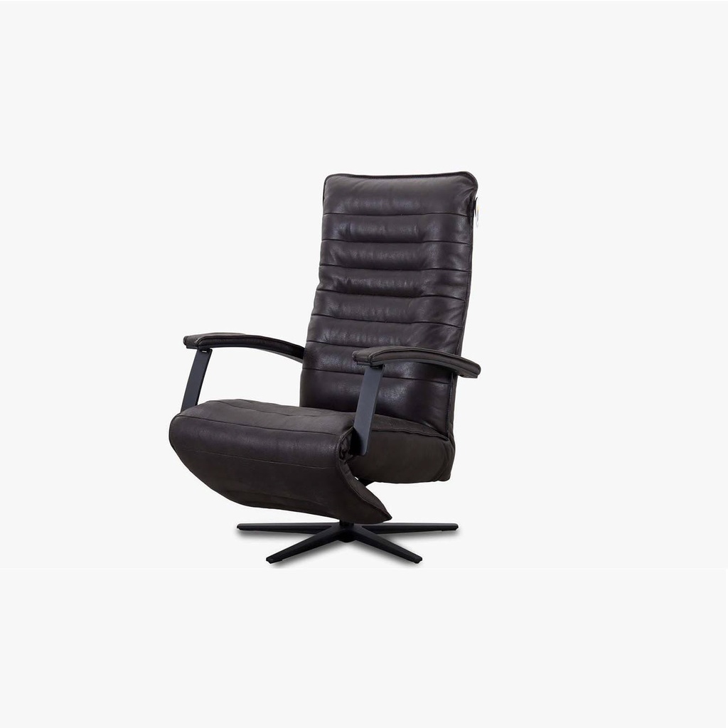Het Anker Relax Sessel Mexico in Leder Africa espresso