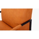 K+W - 7400 exklusiv Sessel in Leder Bison ocker