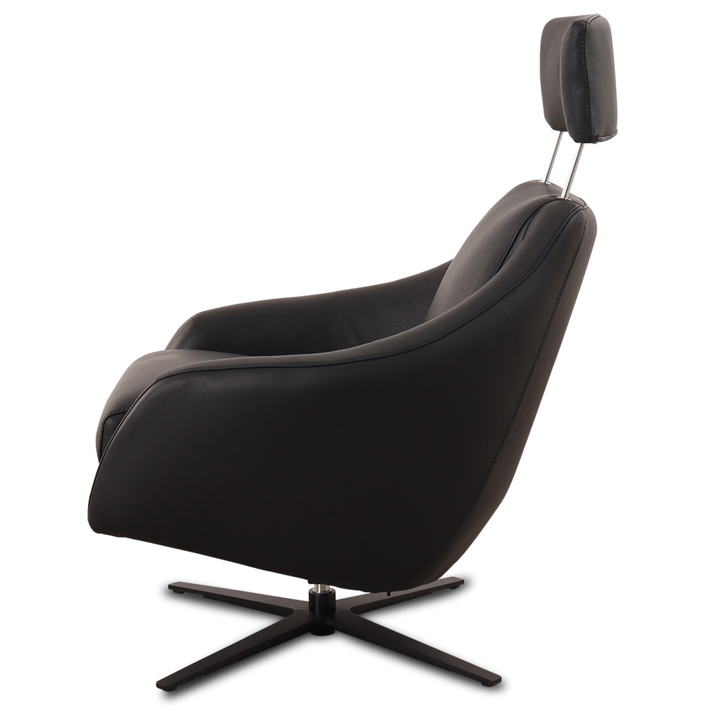 Relaxsessel Henry in Leder Prestige schwarz