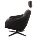 Relaxsessel Henry in Leder Prestige schwarz