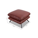 Candy Hocker Sixty in Leder Nature brown