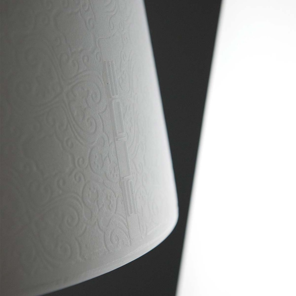 Slide Design Tischlampe Ali Baba weiss/orange