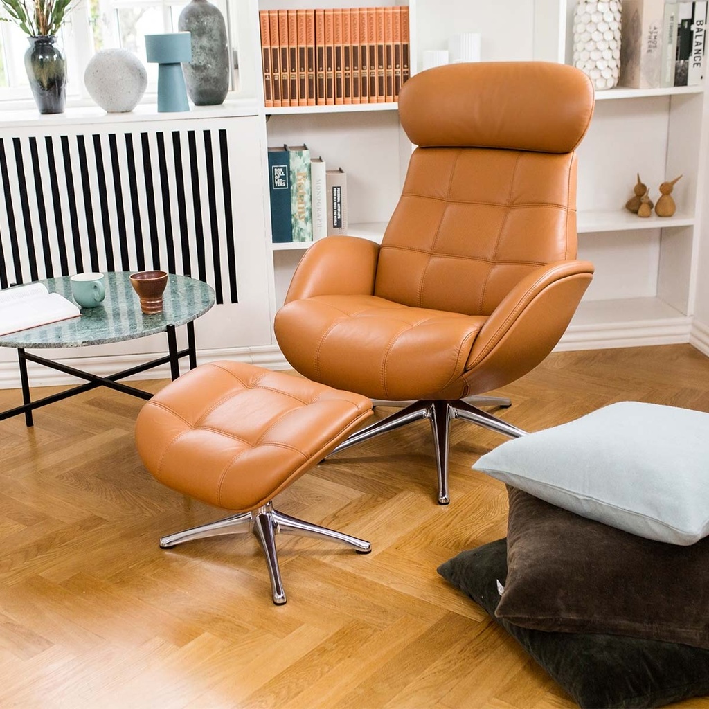 Flexlux Sessel CHESTER in Leder Dakota