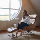 Flexlux Sessel ELEGANT in Leder Safari