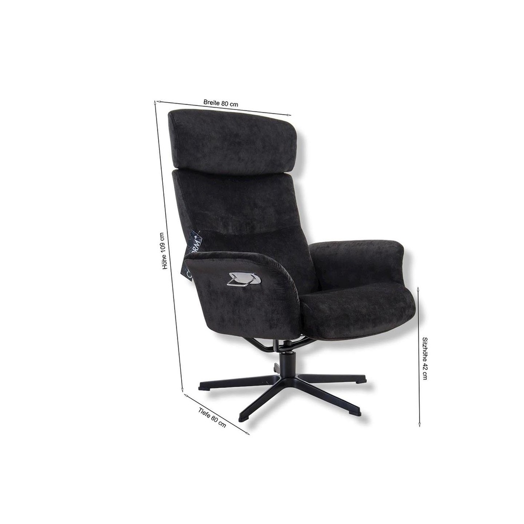 Conform Relaxsessel Master Classic in Stoff Eros night