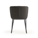 Danish Lemonite Stuhl Ciselia in Boucle Stoff