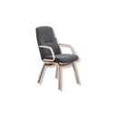 Conform Esszimmer 2x Armstuhl Freetime Dining in Stoff Melange night