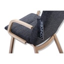 Conform Esszimmer 2x Armstuhl Freetime Dining in Stoff Melange night