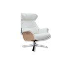 Conform Fernsehsessel Air in Leder Fantasy pure white