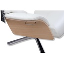 Conform Fernsehsessel Air in Leder Fantasy pure white