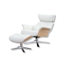 Conform Fernsehsessel Air in Leder Fantasy pure white