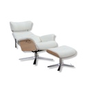 Conform Fernsehsessel Air in Leder Fantasy pure white