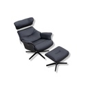 Conform Fernsehsessel Air in Leder Fantasy schwarz