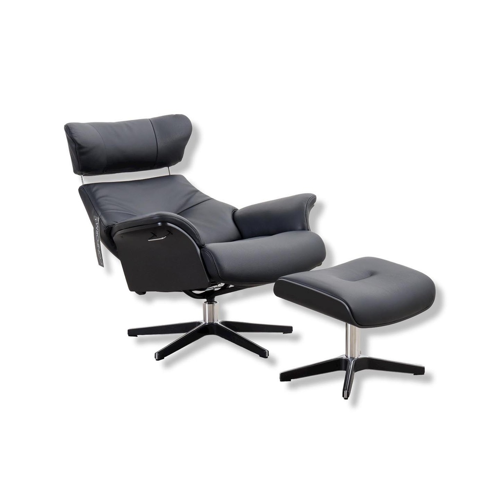 Conform Fernsehsessel Air in Leder Fantasy schwarz