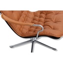 Conform Sessel Bravo in Leder Jesolo cognac