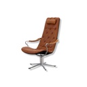 Conform Sessel Bravo in Leder Jesolo cognac