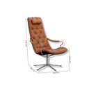 Conform Sessel Bravo in Leder Jesolo cognac