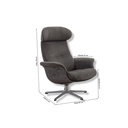 Conform Sessel Time Out in Stoff Velvety mole