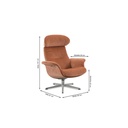 Conform Relaxessel Time Out in Stoff Eros peach