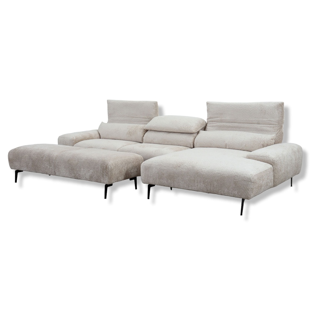 ES Brand Ecksofa Esmara in Stoff 15.703 natura