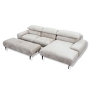 ES Brand Ecksofa Esmara in Stoff 15.703 natura
