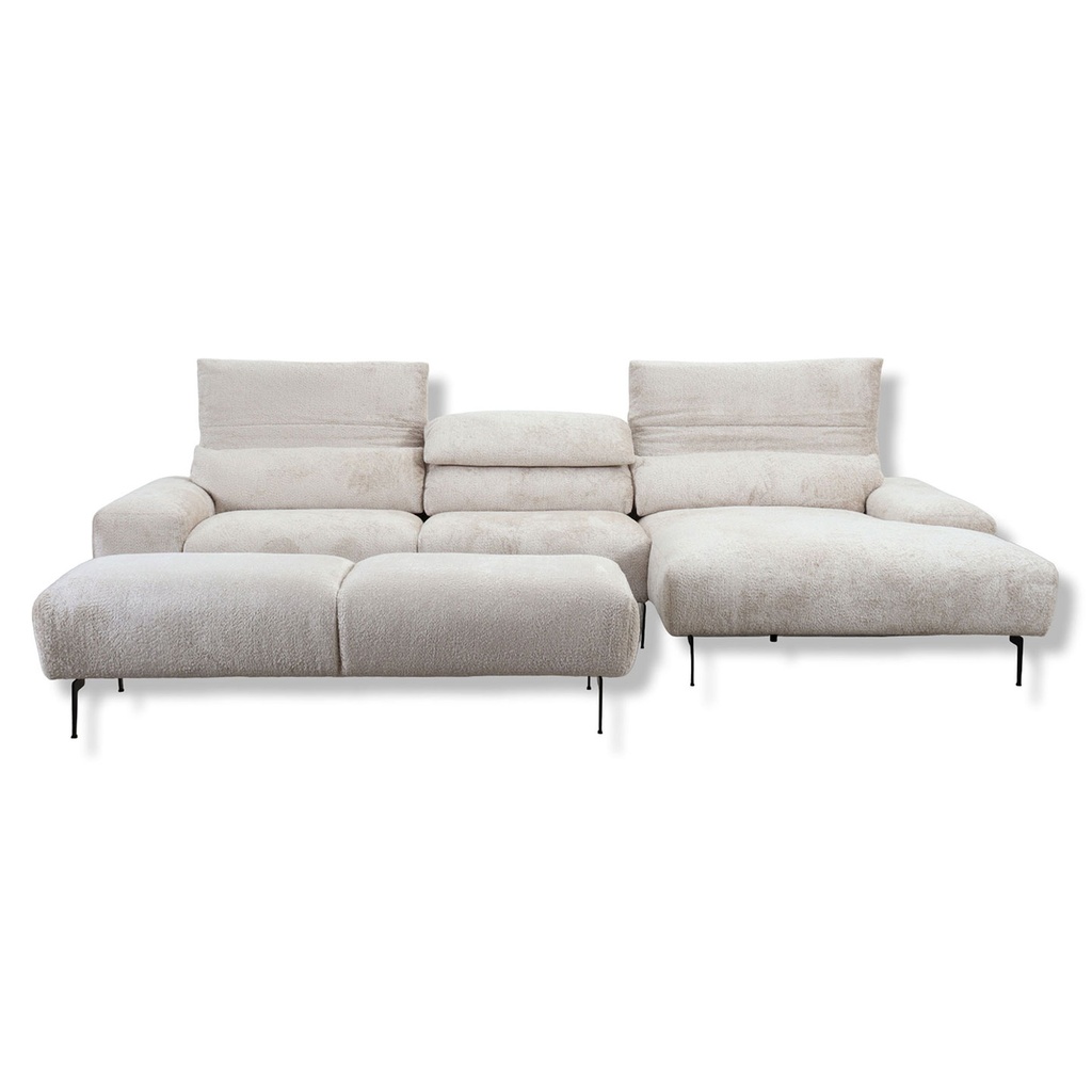 ES Brand Ecksofa Esmara in Stoff 15.703 natura
