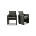 Willi Schillig Stuhl-Sessel 10600 RIALTO in Leder Z69 anthracite