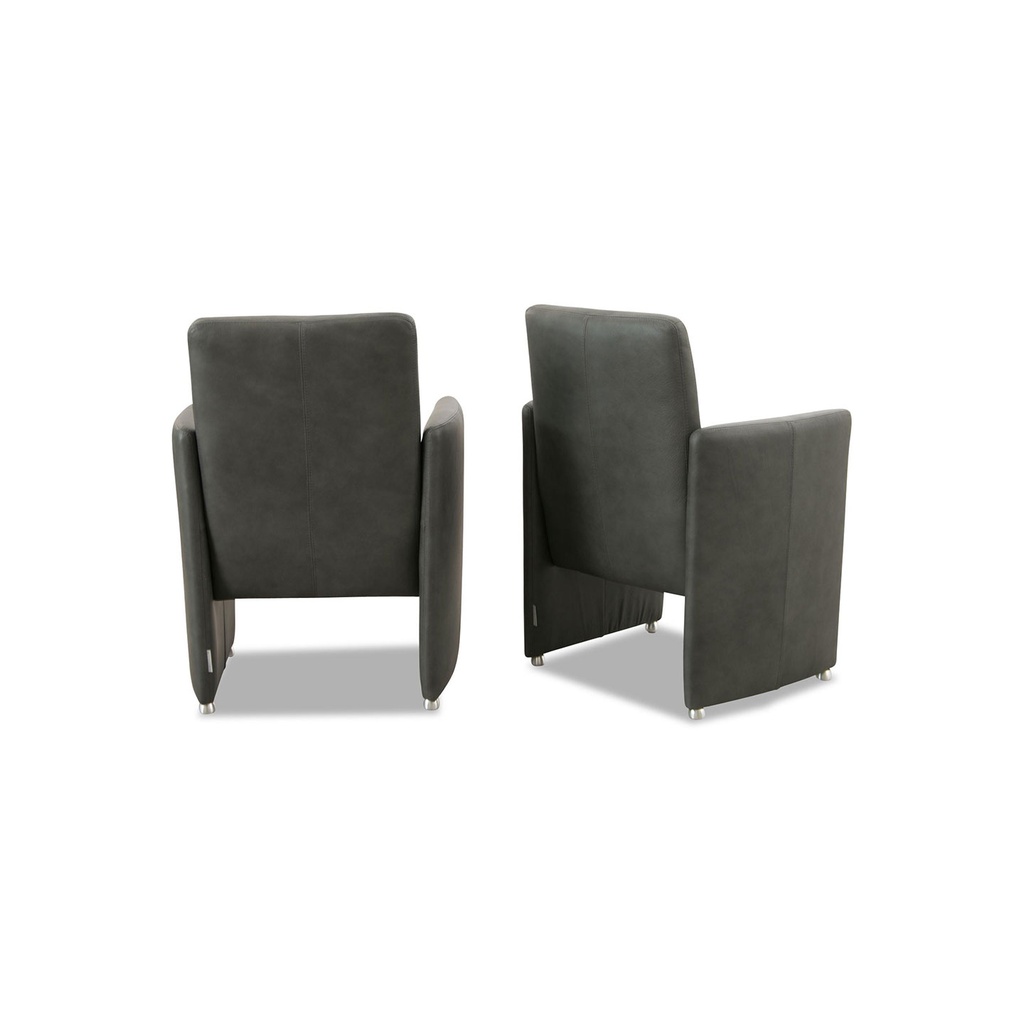 Willi Schillig Stuhl-Sessel 10600 RIALTO in Leder Z69 anthracite