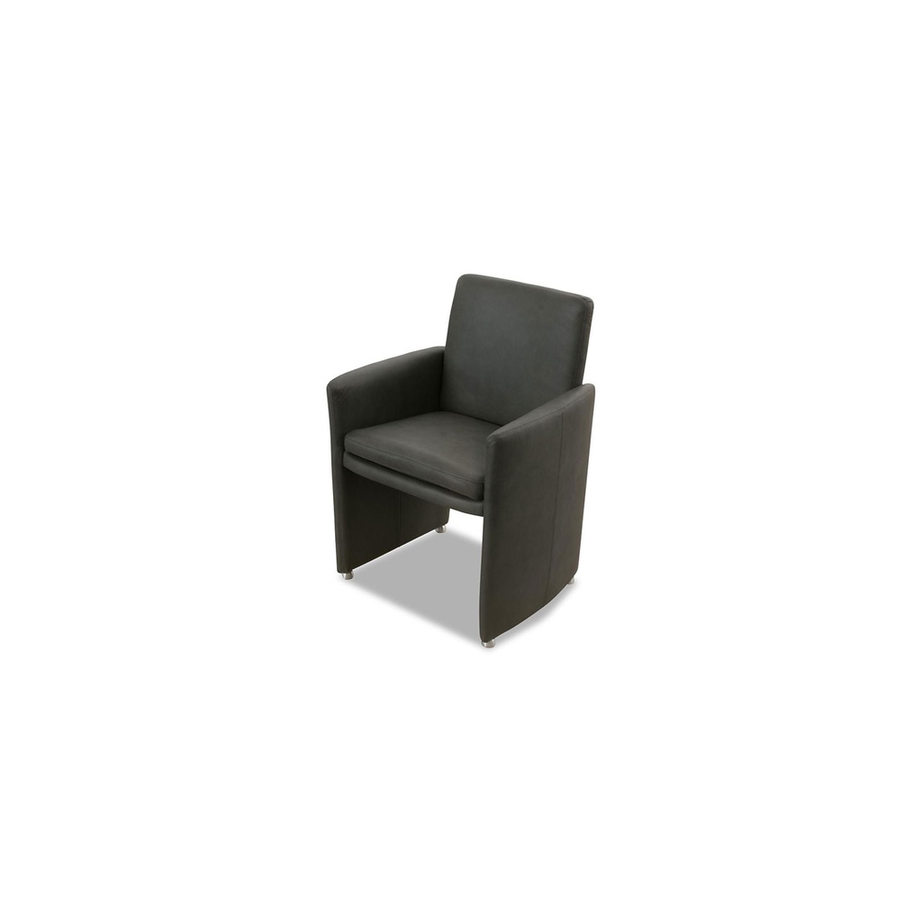 Willi Schillig Stuhl-Sessel 10600 RIALTO in Leder Z69 anthracite