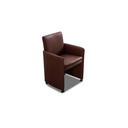 Willi Schillig Stuhl- Sessel 10600 RIALTO in Leder Z73 macchiato