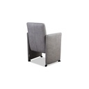 Willi Schillig Stuhl-Sessel 10600 RIALTO in Leder Z69 light grey