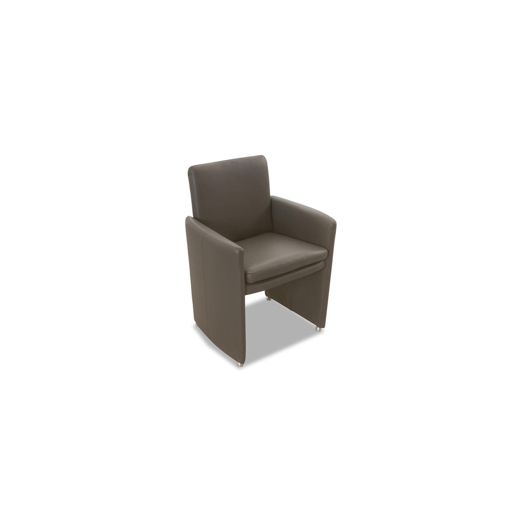 Willi Schillig Stuhl-Sessel 10600 RIALTO in Leder Z73 graphit