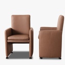 Willi Schillig Stuhl-Sessel 10600 RIALTO MH in Leder Z73 terra