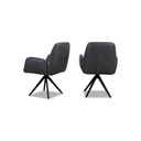 Willi Schillig Stuhl 11620 OLE in Leder Z75 anthracite