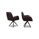 Willi Schillig Stuhl 11620 OLE in Leder Z75 espresso