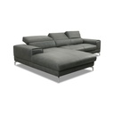 Willi Schillig Piedroo 21106 in Leder Z69 anthrazit vorstehend links
