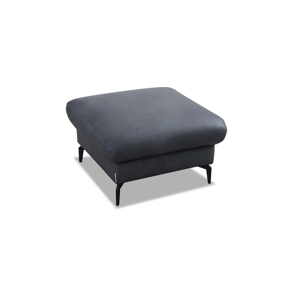 Willi Schillig Hocker 21106 Piedroo in Leder Z69 anthracite