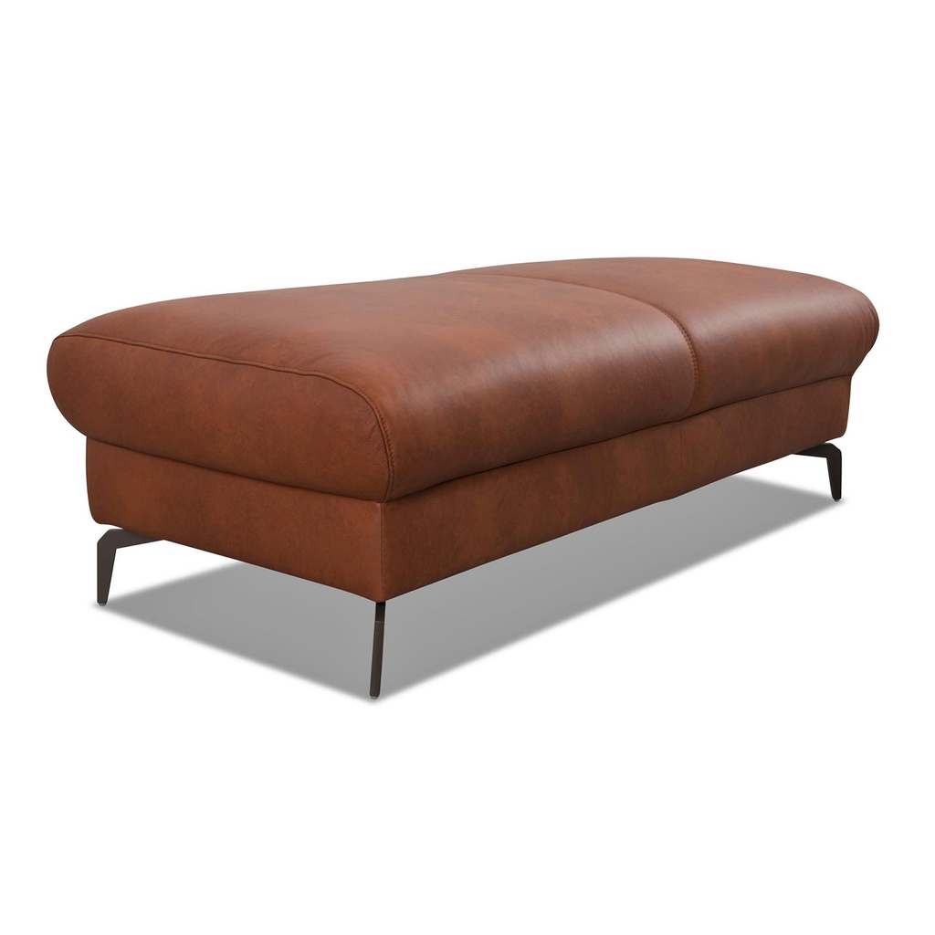 Willi Schillig Hocker 21106 Piedroo in Leder Z69 cognac