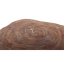 Iccoon Couchtisch Rock 110 Ø  Steinoptik maroon