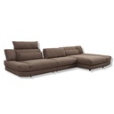 ES Brand Ecksofa Lounge in Stoff 18 601 mammut