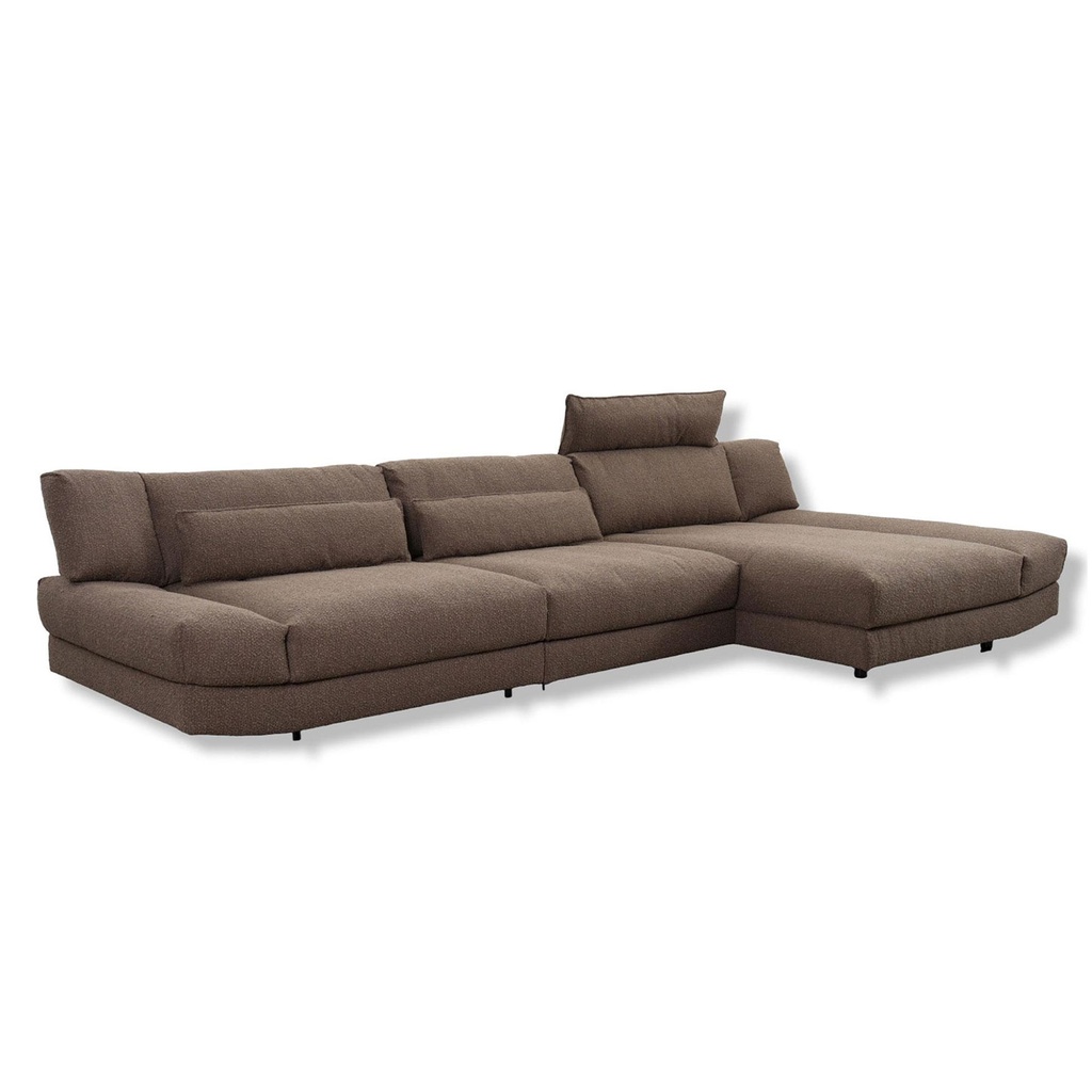 ES Brand Ecksofa Lounge in Stoff 18 601 mammut